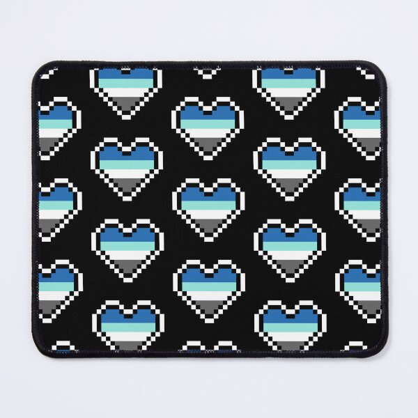 Item preview, Heart flag from Fraysexual / Fraisexual / Ignotasexual community pixel art black background designed and sold by Axel-Speed.