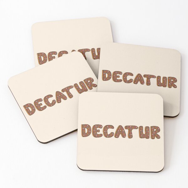 Item preview, Decatur citie of alabama word Shaped Like Chocolate Donuts  designed and sold by ITCHAWAWAA.