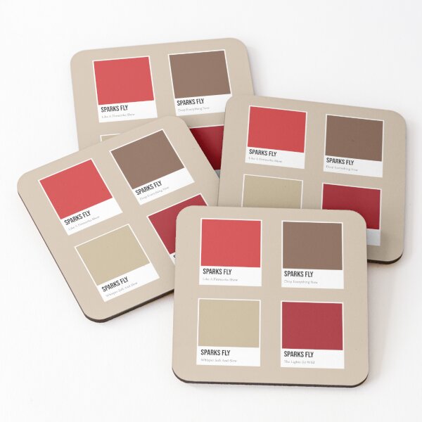 Item preview, Sparks Fly Pantones designed and sold by BlackwellNY.