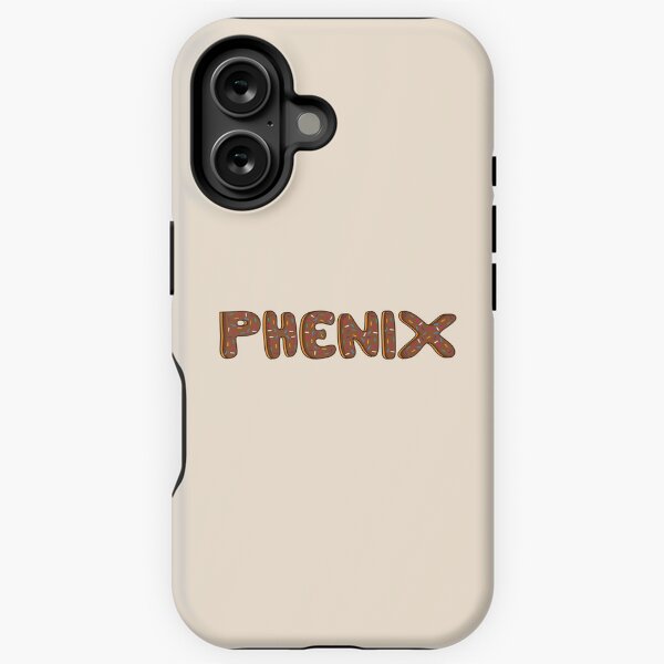 Aperçu de l'œuvre Phenix city of alabama mot en forme de beignets au chocolat créée et vendue par DonutsWords.