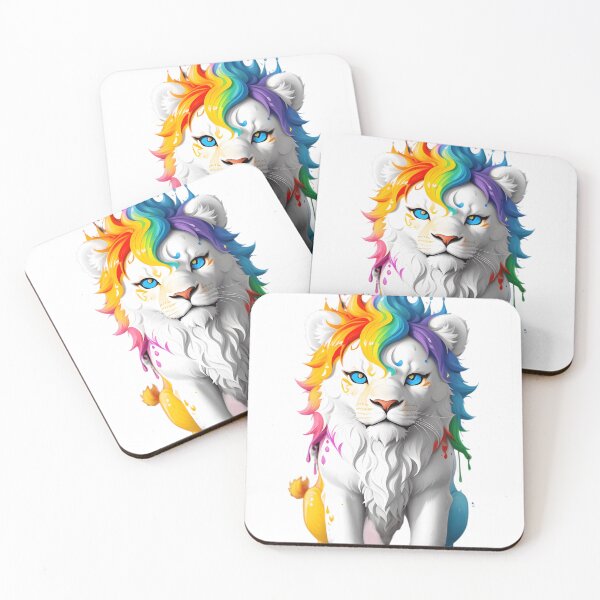 Item preview, Imposing Albino Lion A1 designed and sold by WalaceCamargo.