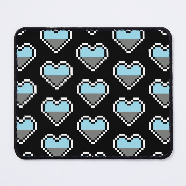 Item preview, Heart flag from Autosexual community pixel art black background designed and sold by Axel-Speed.