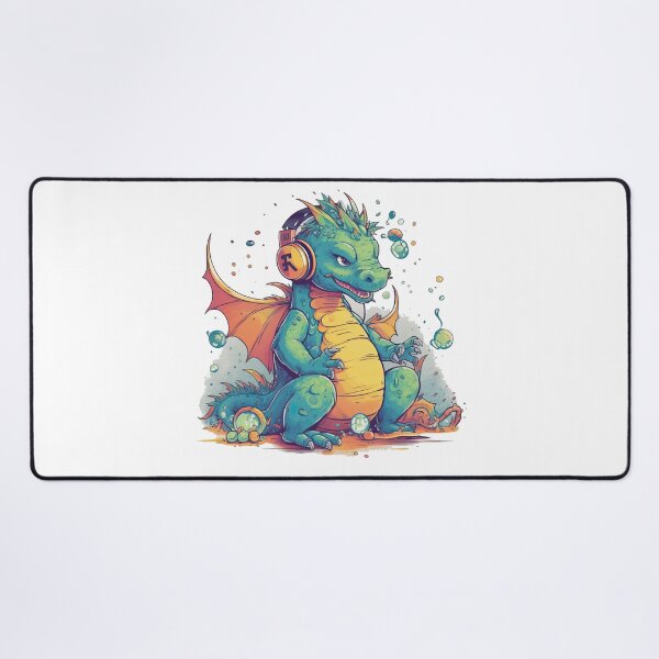 Item preview, DragonBeats Premium Headphones for Captivating Listening - Dragon Design designed and sold by DooodleGod.