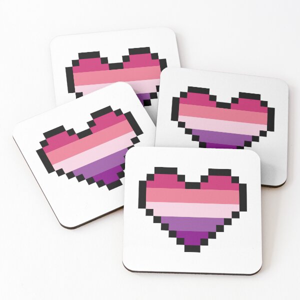 Item preview, Heart flag from Aceflux community pixel art white background designed and sold by Axel-Speed.
