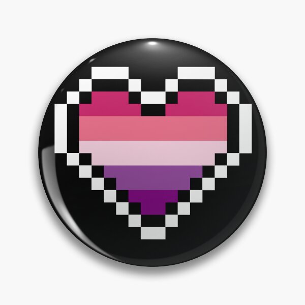 Item preview, Heart flag from Aceflux community pixel art black background designed and sold by Axel-Speed.
