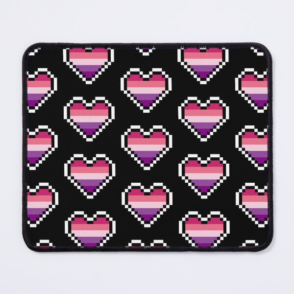 Item preview, Heart flag from Aceflux community pixel art black background designed and sold by Axel-Speed.