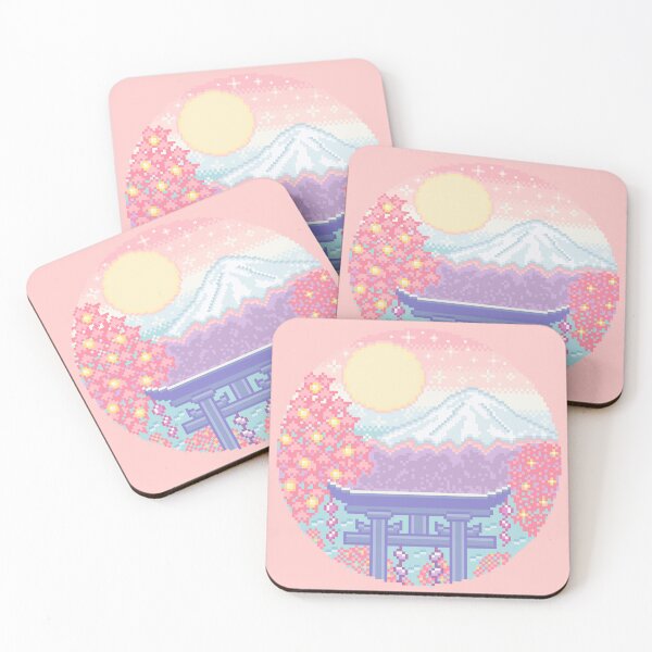 Item preview, Mt Fuji Pixel Art designed and sold by AlleenasPixels.