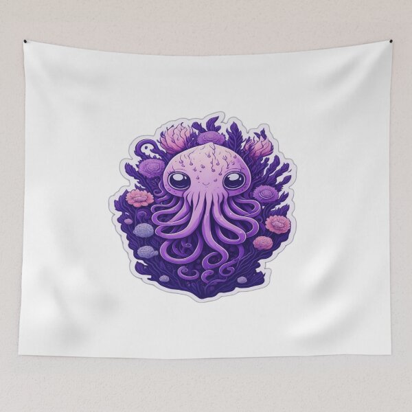 Item preview, purple octopus designed and sold by CultureX.