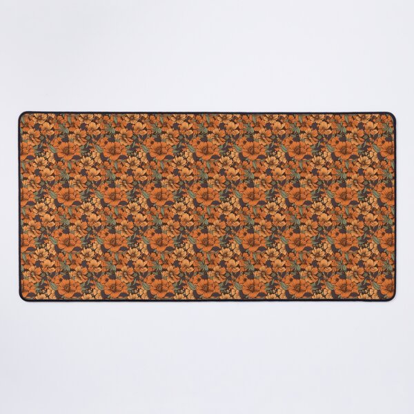 Artikelvorschau, Cheery boho Orange floral pattern  entworfen und verkauft von florallover444.