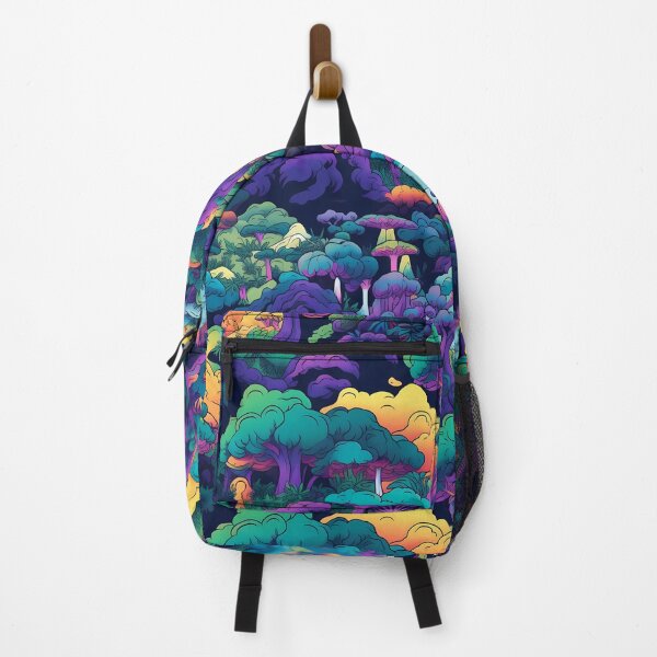 Item preview, Psychedelic Colorful Trees: Vibrant and Mysterious designed and sold by TileTango.