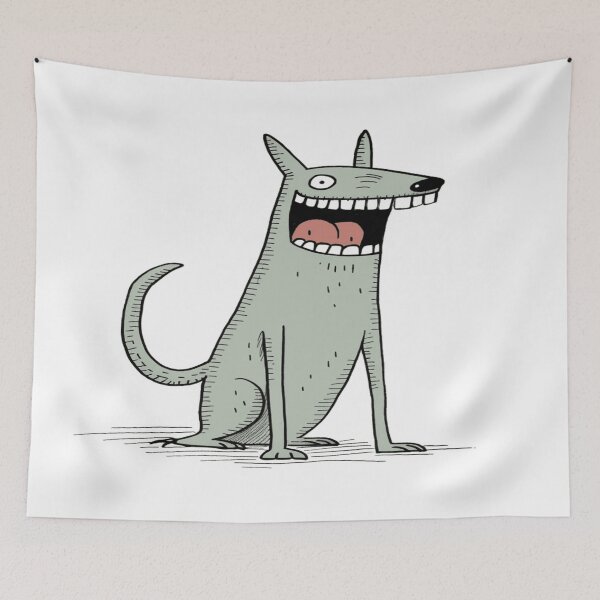 Item preview, Howard the dog designed and sold by Foxclothier.