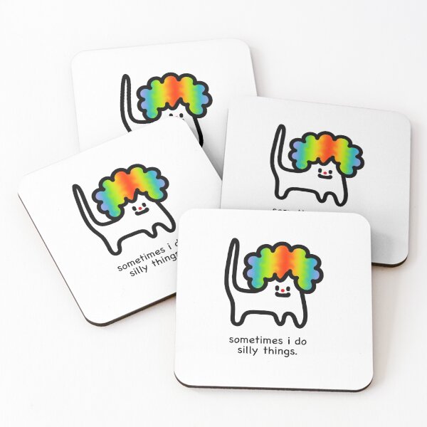 Item preview, Clown Cat With Caption designed and sold by wonkcat.