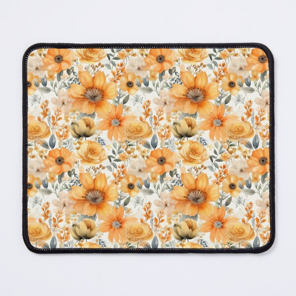 Item preview, Cheerful watercolour flowers pattern designed and sold by florallover444.