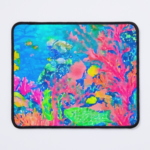 Item preview, Coral Reef watercolor painting designed and sold by SophieClimaArt.