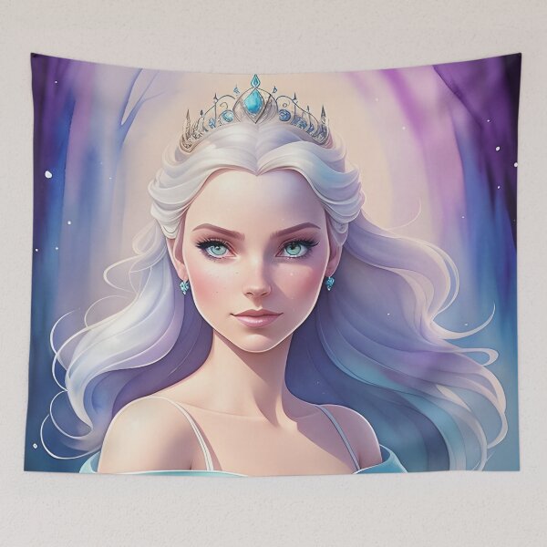 Item preview, Hermosa princesa rubia con un vestido azul designed and sold by Erika V..