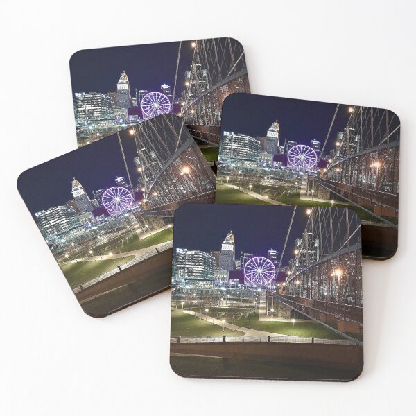 Item preview, Neon Ferris Wheel Meets Skyline designed and sold by Dr. Virginia Braden.