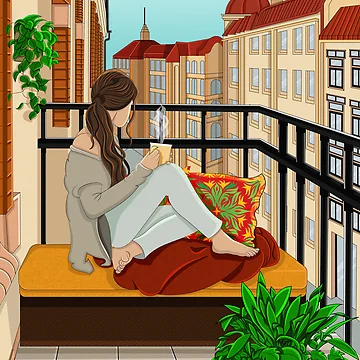Artwork thumbnail, Morning coffee by RandaStore