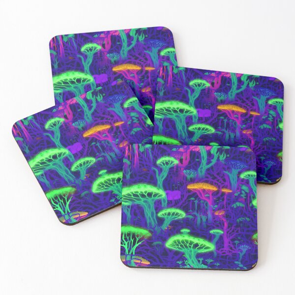 Item preview, Neon Mushroom Dreams designed and sold by TileTango.