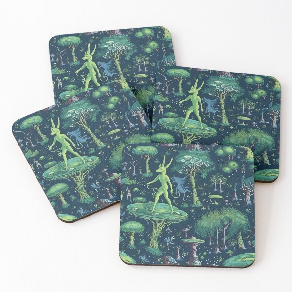 Item preview, Enchanted Wildwood Fabric designed and sold by TileTango.
