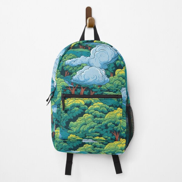 Item preview, Whimsical Green Forest Cartoon designed and sold by TileTango.