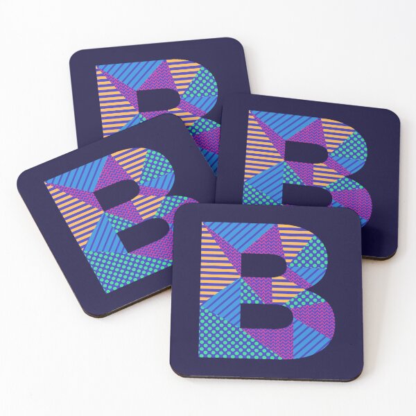Item preview, Alphabet Letter B Screen Print Design designed and sold by ToluaPrints.