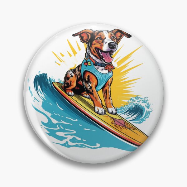 Item preview, Surfer Dog designed and sold by Imagequest.
