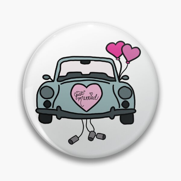 Item preview, Just Married Car designed and sold by BohemianDesignz.