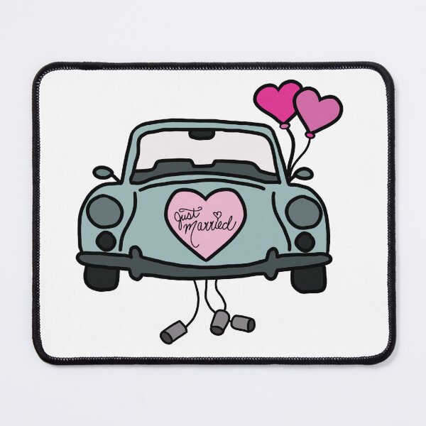 Item preview, Just Married Car designed and sold by BohemianDesignz.