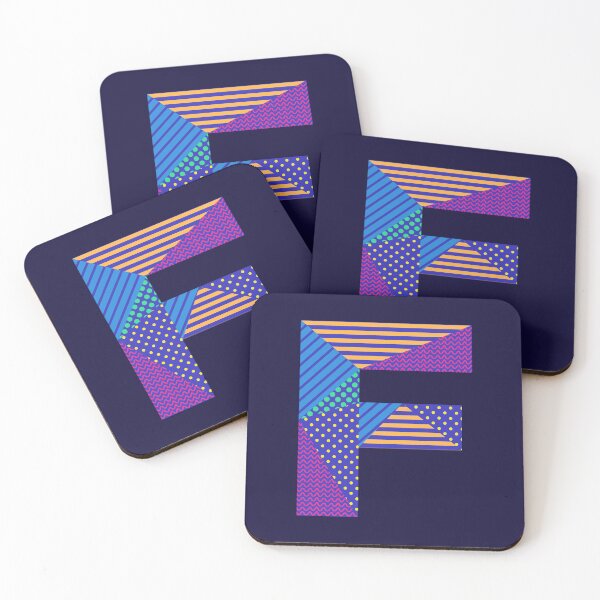 Item preview, Alphabet Letter F Screen Print Design designed and sold by ToluaPrints.
