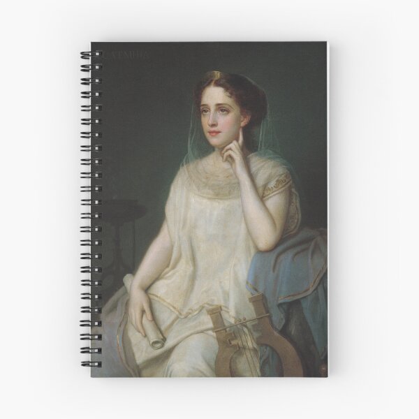 Item preview, Polyhymnia | Joseph Fagnani | 1869 Greek Mythology Art designed and sold by CJET.