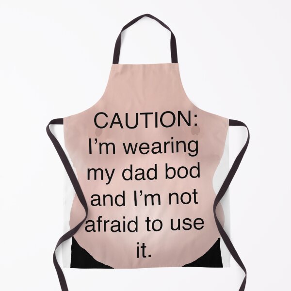 Item preview, Dad bod apron designed and sold by Adasha Knight.