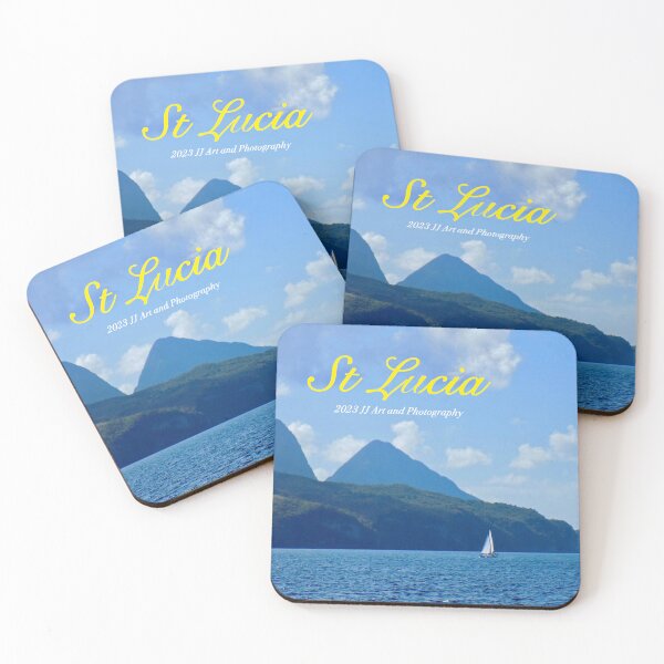 Item preview, The Pitons and Sailboat designed and sold by jezebel521.