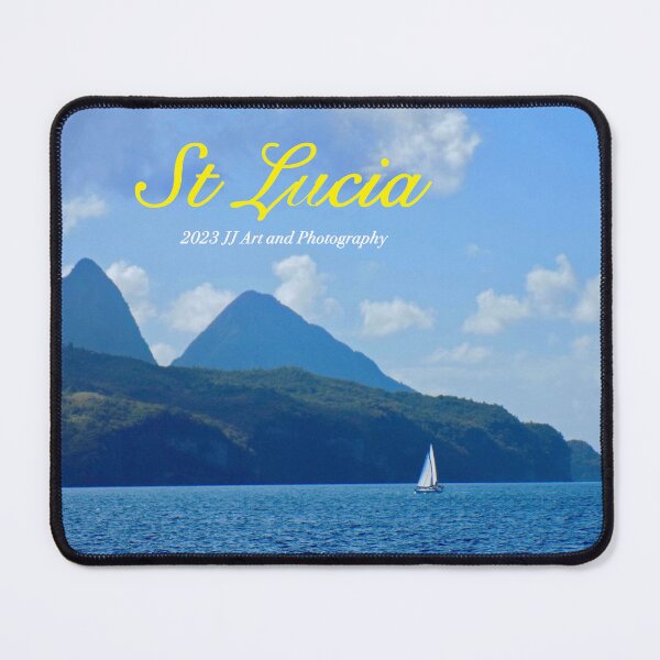 Item preview, The Pitons and Sailboat designed and sold by jezebel521.