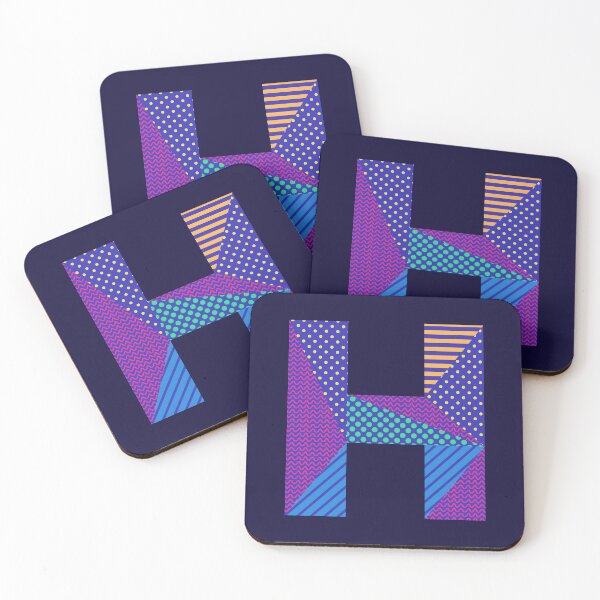 Item preview, Alphabet Letter H Screen Print Design designed and sold by ToluaPrints.