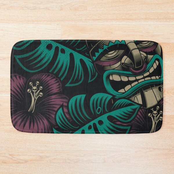 Item preview, vintage Beautiful Tiki mask abstract pattern designed and sold by Itzjustlife.