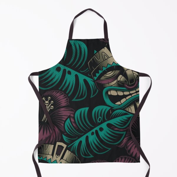 Item preview, vintage Beautiful Tiki mask abstract pattern designed and sold by Itzjustlife.