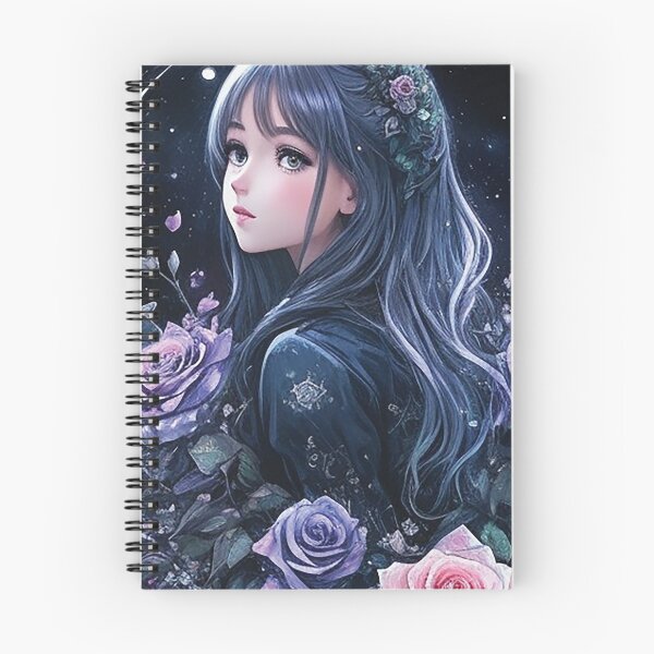 Item preview, Girl with roses in the night designed and sold by Tstickers888.