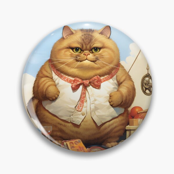Item preview, Cats at Sea: Fat Cats, little boats Retro Vintage Cat Art designed and sold by KittyStampedeCo.