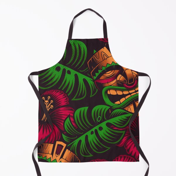 Item preview, vintage Beautiful Tiki mask abstract pattern designed and sold by Itzjustlife.