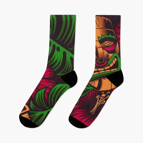 Item preview, vintage Beautiful Tiki mask abstract pattern designed and sold by Itzjustlife.