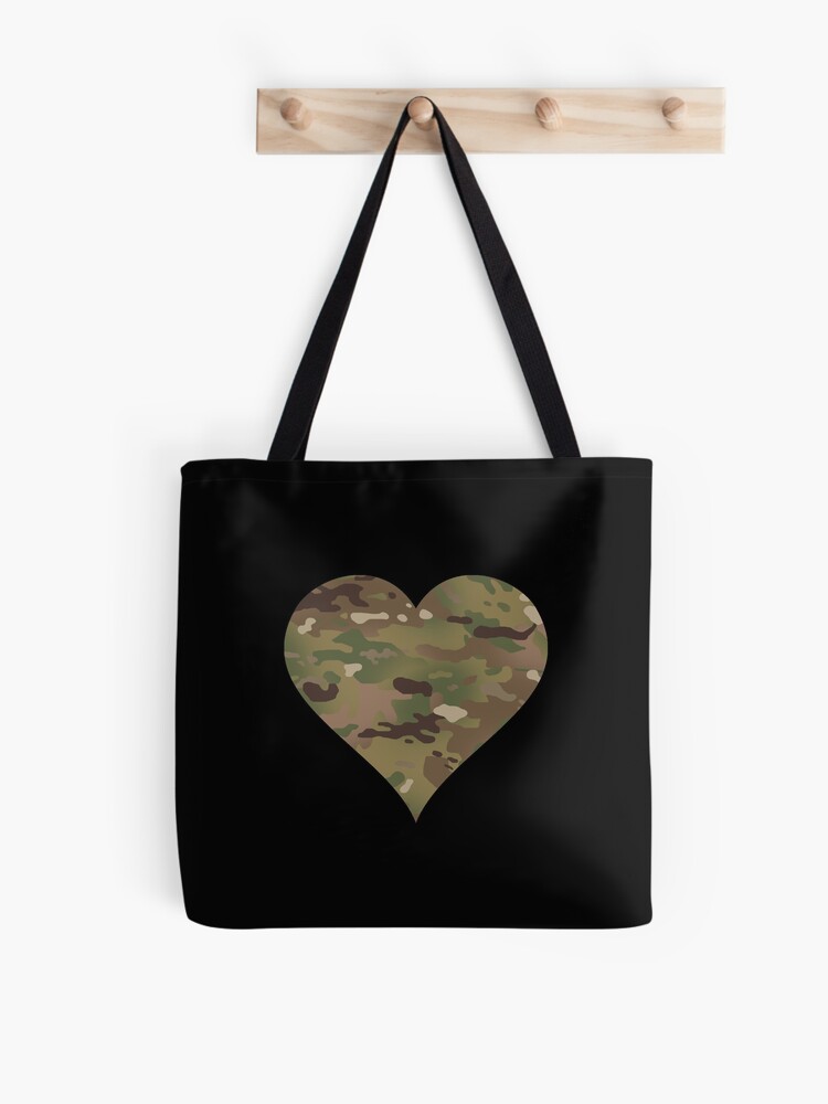 Camouflage Heart | Tote Bag