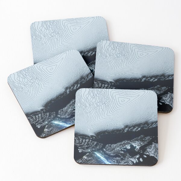 Item preview, [ arctic glitch: orbital landscape ] art by time designed and sold by timenotspace.