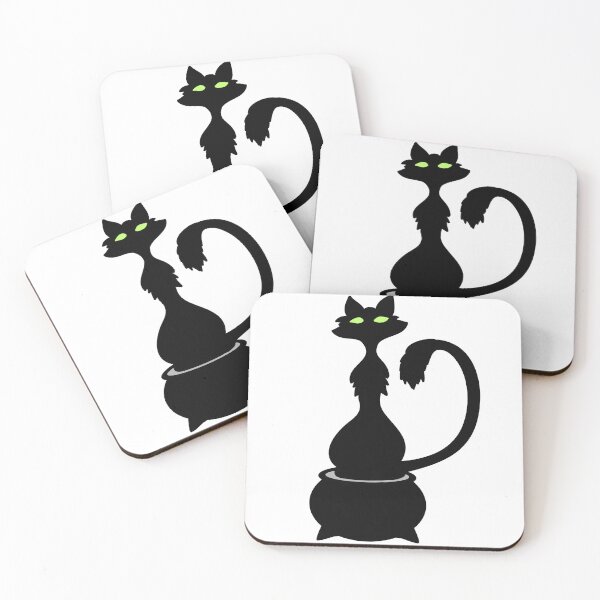 Item preview, Gato negro en un caldero designed and sold by pixelsandarts.
