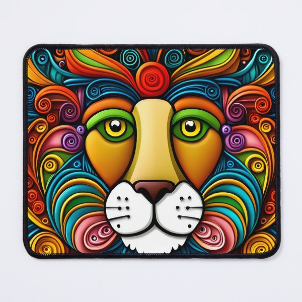 Item preview, Lion with quilled paper effect designed and sold by hadleysheart.