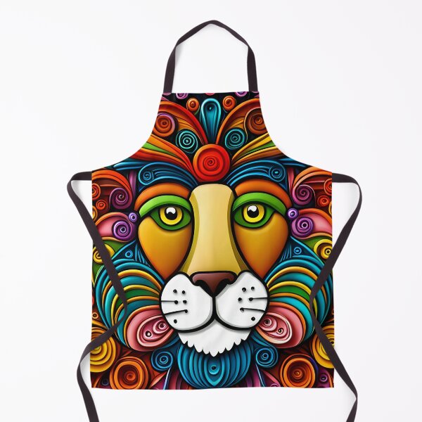 Item preview, Lion with quilled paper effect designed and sold by hadleysheart.