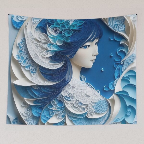 Item preview, Azure Paper Model designed and sold by Derek Gillette.