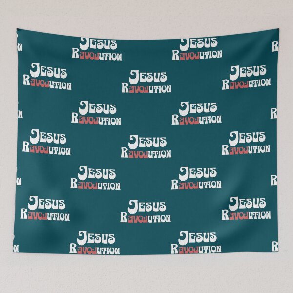 Item preview, Jesus Revolution with the word love in reverse   designed and sold by chieenakagawa.