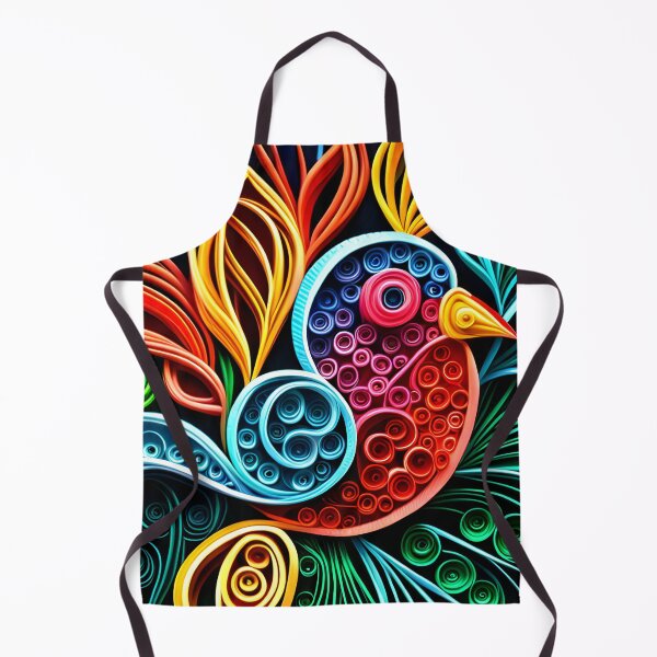 Item preview, Bird with quilled paper effect designed and sold by hadleysheart.