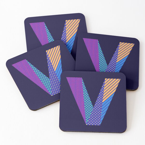 Item preview, Alphabet Letter V  Screen Print Design designed and sold by ToluaPrints.