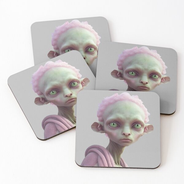 Item preview, Standalone Rollerblading Alien with Chartreuse Eyes designed and sold by LovelaceVisuals.